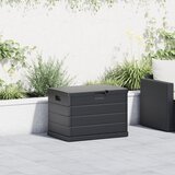 vidaXL vrtna shranjevalna škatla Antracit Plastika 77.5 x 54.5 x 53 cm u