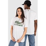 Lacoste Regular Fit Printed Cotton T-shirt white | Shoptok.si