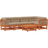  Set lounge namještaja za vrt 6 pcs Voštanosmeđa | shoptok.hr