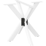 vidaXL Noge jedilne mize pajkove oblike bele 85x85x(72-73) cm jeklo, (5000044432) | Shoptok.si