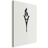  Slika - Torch Shaped Like an Inverted Eiffel Tower 60x90 Standard | shoptok.hr