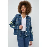 Armani_Exchange Jeans jakna ženska, črna barva