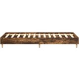  Okvir kreveta bez madraca dimljeni hrast 90x200 cm | shoptok.hr