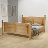 vidaXL Postelja z vzmetnico mehiška borovina Corona Range 160x200 cm | Shoptok.si