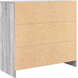  Komoda s ladicama siva sonoma 80x34x76 cm konstruirano drvo | shoptok.hr