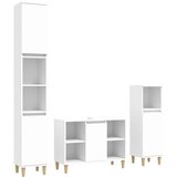  3-dijelni set kupaonskog namještaja bijeli konstruirano drvo | shoptok.hr