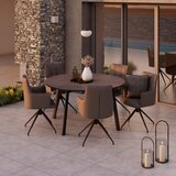 Amatio VRTNI STOL aluminij, nerjaveče jeklo antracit, siva | Shoptok.si