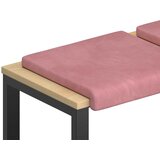  Jastučić za klupu 2 kom. Baršun Ružičasta Dubina 35 cm | shoptok.hr