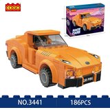 Cogo trkački auto narandžasti, sa oprugom Cene