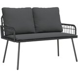  Vrtna klupa s jastukom Antracit 114 x 64 x 90cm Čelik | shoptok.hr