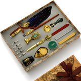  Kaligrafski set s perom i pečatom KA-40062 - Plava | shoptok.hr