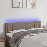  Posteljno vzglavje taupe 144x5x78/88 cm blago, (20932423) | Shoptok.si