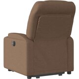  Naslonjač na podizanje od tkanine smeđi | shoptok.hr