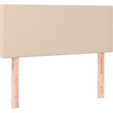  s oprugama i madrac cappuccino 90x200 cm od umjetne kože | shoptok.hr