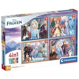 Clementoni Snježno kraljevstvo 2. 4 u 1 puzzle - | shoptok.hr