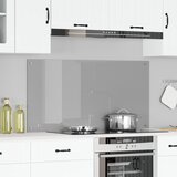 vidaXL Kuhinjska obloga Svetlo siva Akril 120 x 60 cm Vzdržljiva | Shoptok.si