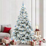  Umjetno božićno drvce s stalakom Bijelo 210 cm PE i PVC | shoptok.hr