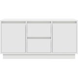 TV ormarić s LED svjetlima bijeli 100x41x50 cm | Eponuda.com