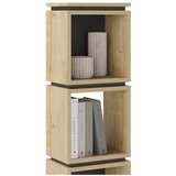 Marckeric Crna/u prirodnoj boji biblioteka u dekoru hrasta 32x167 cm Lofty – | shoptok.hr