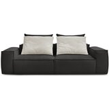Bobochic Paris Crna sofa od imitacije kože 260 cm Boheme – | shoptok.hr