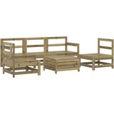 Maison Chic Seti vrtnega pohištva - Vrtna garnitura - Vrtni pohištvo set 6-delna impregnirana borovina, (21816604) | Shoptok.si