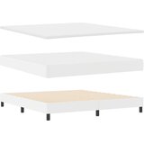  Krevet s opruga kutije Bijelo 180 x 200 cm Umjetna koža | shoptok.hr