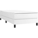  s oprugama i madracem bijeli 100x200 cm od umjetne kože | shoptok.hr