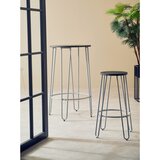Premier Housewares Siv/v temni naravni barvi barsko stol iz masivnega bresta (višina sedeža 75 cm) District – | Shoptok.si