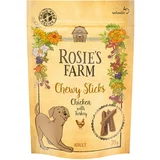 Rosie's Farm žvečilni prigrizki piščanec s puranom - Varčno pakiranje 3 x 70 g
