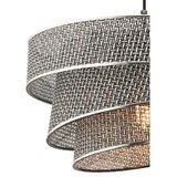 Opviq Luster Couper Hazeran, 40x40cm, srebrno-crna boja | Eponuda.ba