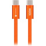  USB C na USB C kabel Forcell F-Energy QC4.0 PD 5A 100W 120 cm ACYH23 narančasti | shoptok.hr