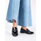 GOODIN Women's lacquered black loafers Cijene