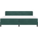  s opruga kutije Tamnozelena 200 x 200 cm Baršun | shoptok.hr