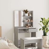 vidaXL toaletni stolić ogledalom boja hrasta sonome 74,5 x 40 x 141 cm | shoptok.hr