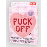 bitten Huggable Fuck Off Heart Pillow pink | Shoptok.si