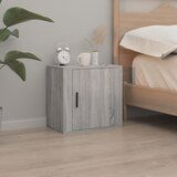 The Living Store Stenska nočna omarica siva sonoma 50x30x47 cm - Stenska Nočna Omarica, (21433357) | Shoptok.si
