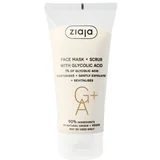 maska in piling za obraz - Face Mask & Scrub With Glycolic Acid