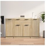  Komode 3 kom boja hrasta sonome od konstruiranog drva | shoptok.hr
