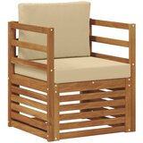  Set vanjskih sofa Čvrsto drvo akacije i poliester | shoptok.hr