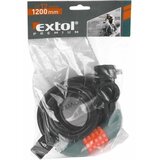 Extol Premium brava za bicikl sa sajlom 12x1200 mm i četvorocifrenim kodom | Eponuda.com
