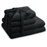 Restilo Črni frotirni bombažni komplet brisač 4 ks Amari – | Shoptok.si