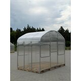  Modularni čelični plastenik Flora,12 mx2.99m, polikarbonat 6 mm , razmak između lukova 1m Slike