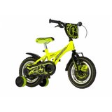 Visitor Bicikl player 12" neon žuto crni | ePonuda.com