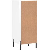 vidaXL Komoda visok sijaj bela 34,5x34x90 cm inženirski les | Shoptok.si