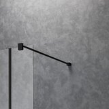 CAMARGUE Meran Mix & Match Zidni profil za poprečno učvršćenje stijene za tuš W3 (Duljina: 100 cm, Crna, Namijenjeno za: Meran Mix & Match sustavi tuš kabina) | shoptok.hr