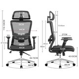 UGD Ergonomska kancelarijska stolica Vukas Chrome | Eponuda.com
