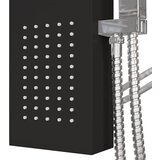 PANEL za tuširanje aluminijski crni | shoptok.hr