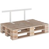  Naslon za sofu od paleta bijeli 110 cm željezni | shoptok.hr