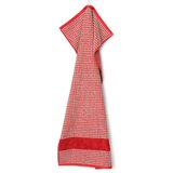 JUNA Crveni ručnik od organskog pamuka od frotira 50x100 cm Check – | shoptok.hr