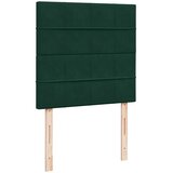 Box spring krevet s madracem tamnozeleni 90x190 cm baršunasti | shoptok.hr